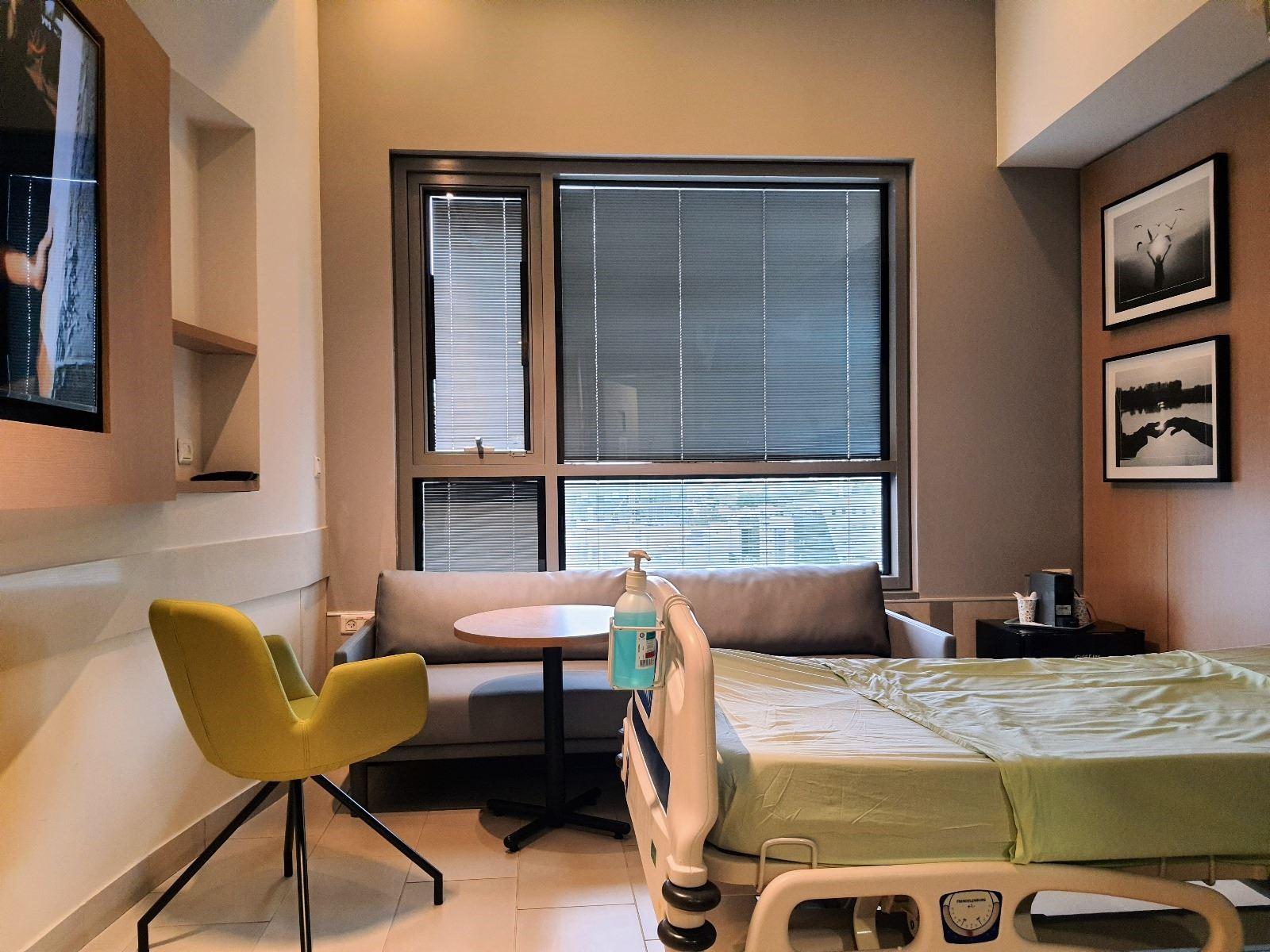  מה בחדר האשפוז הפרטי?